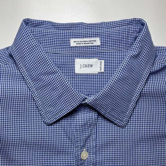 J.Crew mens blue woven shirt - Picture 1 of 4